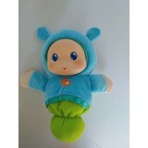 Fisher Price Lullaby Gloworm Blue Plush